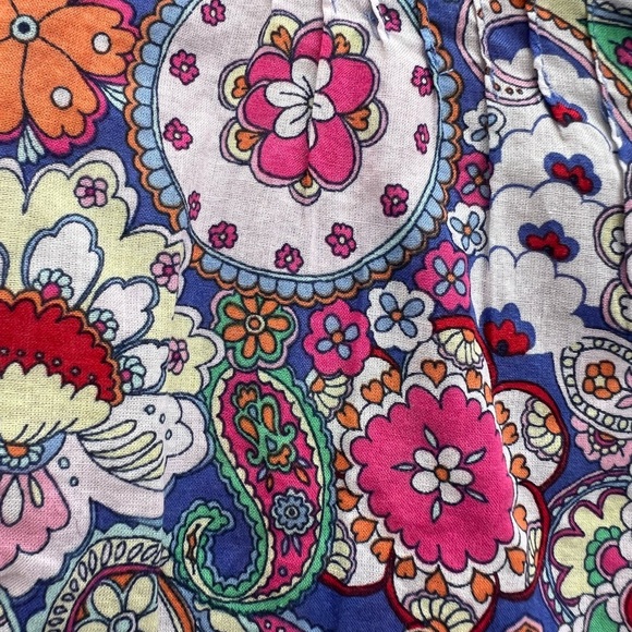 TALBOTS Floral Paisley 3/4 Sleeve  V Neck Tunic Top Women’s Large Petite NWT - Picture 6 of 12